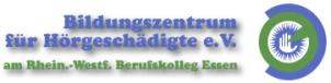 Logo des Bildungszentrum f&uuml;er h&ouml;rgesch&auml;digte, Essen e.V.